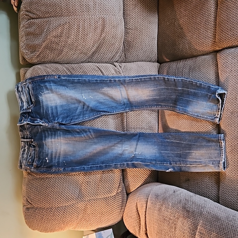 Express distressed jegging jeans size 4R